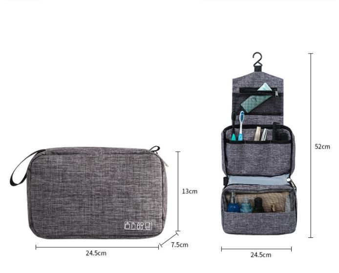 Travel Toiletry Bag Spacious Hanging for Travel, Purple V1237-ZY-506-0518