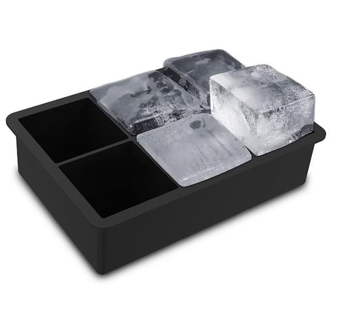 Large Square Ice Chocolate Jelly Mold, XL Cubes, Black V1237-ZY-506-0521