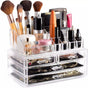 Acrylic Makeup Organizer 4 Drawers Transparent Makeup Stand V1237-ZY-506-0524
