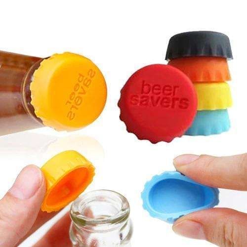Beer saver vacuum sealer stopper, 6-pack, MultiColor for beer lovers V1237-ZY-506-0525