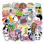50pcs Animal Cartoon Stickers, MultiColor Decals for Kids and DIY Crafts V1237-ZY-506-0526