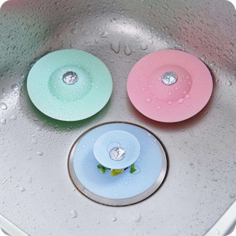 4 Pcs Hair Trap Stopper for Bathtub and Sink, White V1237-ZY-506-0529