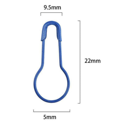100 Metal Stitch Markers, MultiColor V1237-ZY-506-0531
