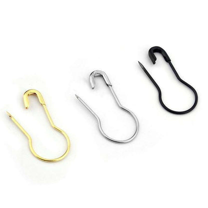 100 Metal Stitch Markers, MultiColor V1237-ZY-506-0531