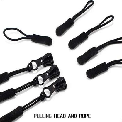 50-pack Black Replacement Zippers for Clothing, 6 inches V1237-ZY-506-0538