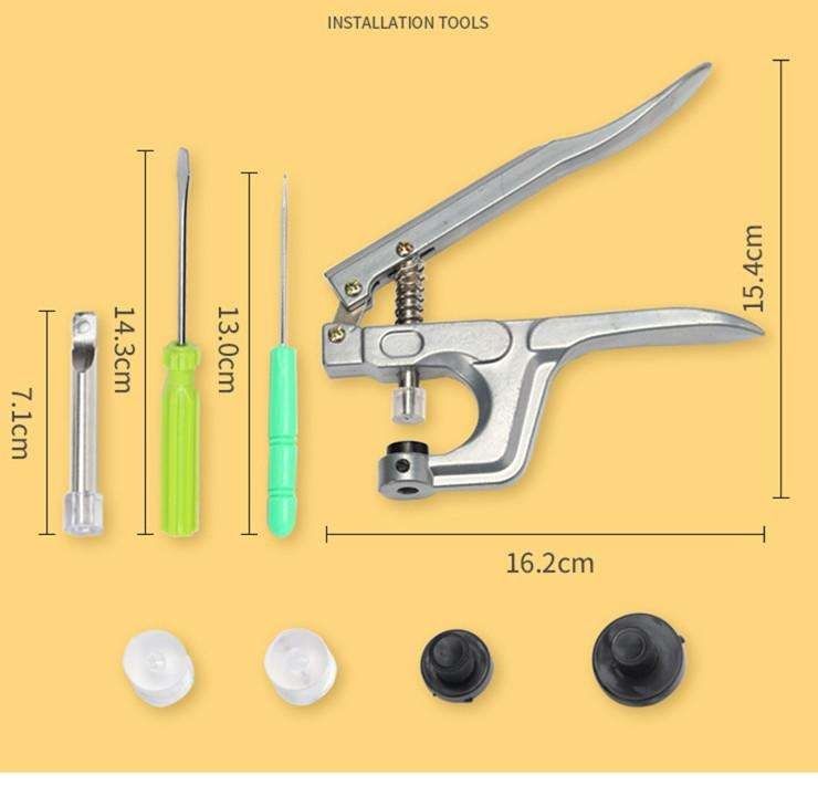 Plastic Snap Fasteners Pliers for Colorsnaps, MultiColor V1237-ZY-506-0539