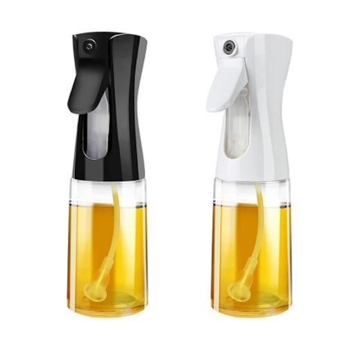 200ml Glass Spray Bottle for Oil and Vinegar, Black V1237-ZY-506-0549