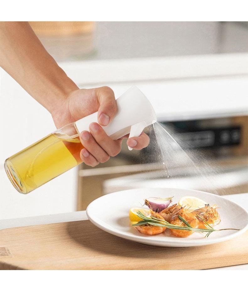 200ml Glass Spray Bottle for Oil and Vinegar, Black V1237-ZY-506-0549