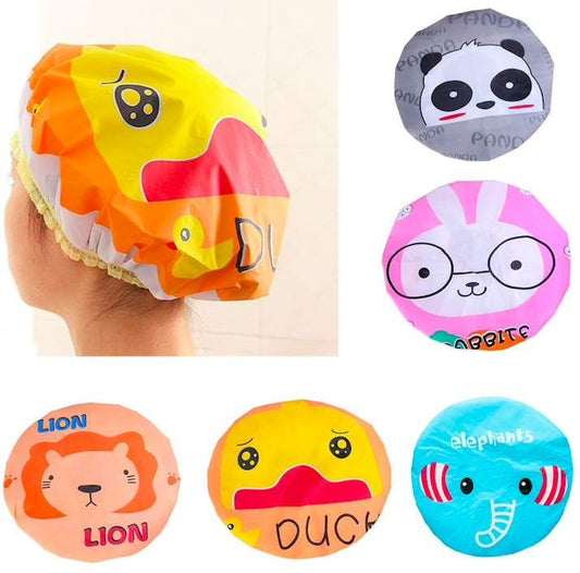 5PCS Waterproof Swimming Cap and Shower Cap V1237-ZY-506-0551