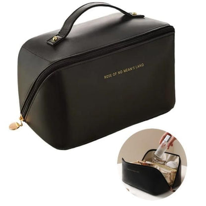 Black Spacious Toiletry Bag for Travel, Makeup Bag V1237-ZY-506-0552