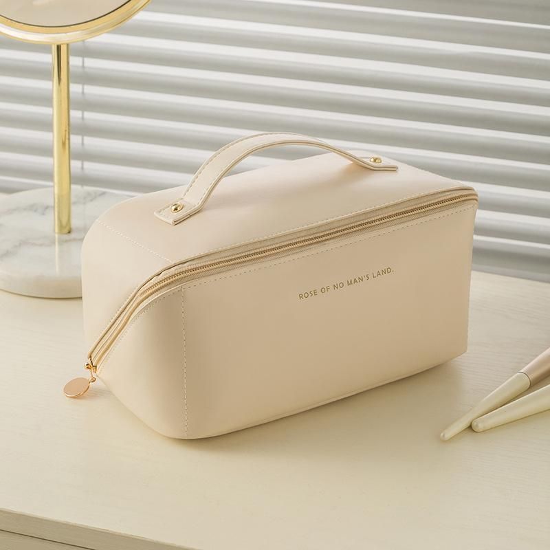 Black Spacious Toiletry Bag for Travel, Makeup Bag V1237-ZY-506-0552