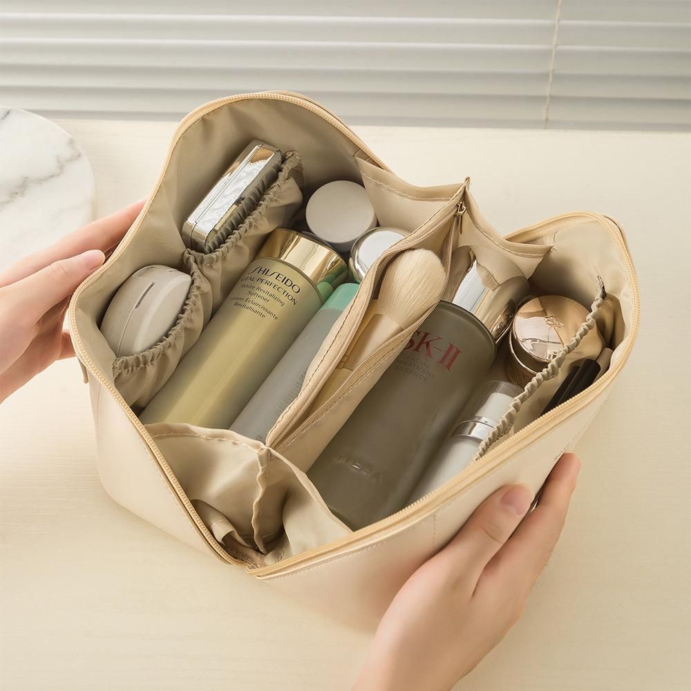 Black Spacious Toiletry Bag for Travel, Makeup Bag V1237-ZY-506-0552