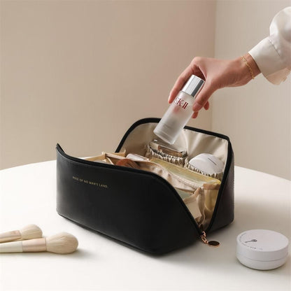Black Spacious Toiletry Bag for Travel, Makeup Bag V1237-ZY-506-0552