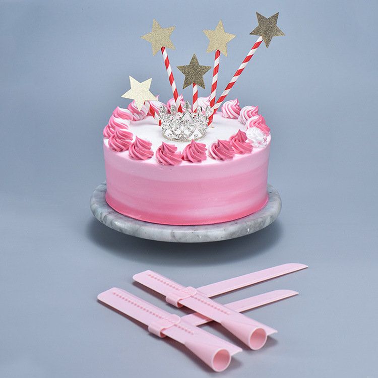 Cake Smoother Baking Tool Pink V1237-ZY-506-0554