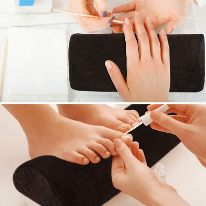 Nail Cushion Wrist Support for Manicure Gel Acrylic Nails, Cerise V1237-ZY-506-0557