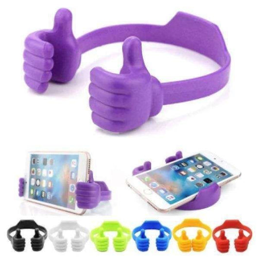 5pcs Universal Mobile Holder On-Board Tripod Thumbs Up Adjustable V1237-ZY-506-0566