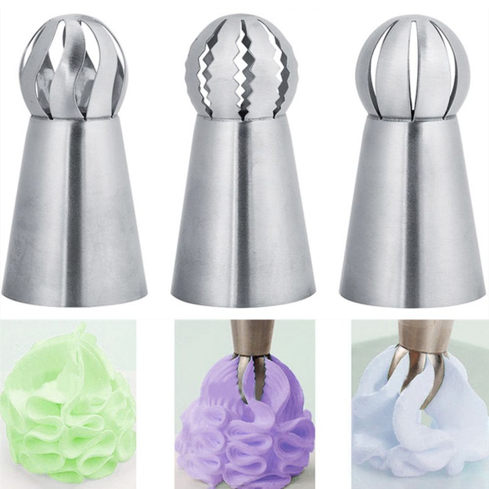 3pcs large liquor spouts stainless steel silver V1237-ZY-506-0567