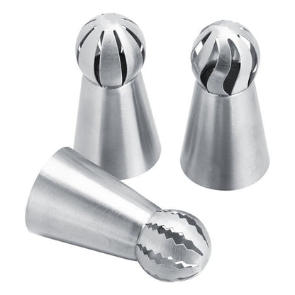 3pcs large liquor spouts stainless steel silver V1237-ZY-506-0567