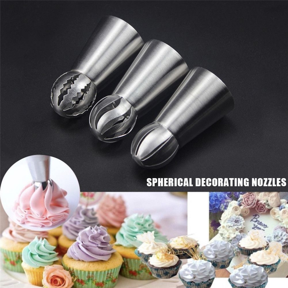 3pcs large liquor spouts stainless steel silver V1237-ZY-506-0567