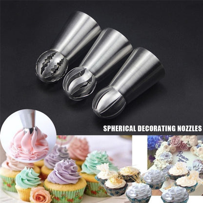 3pcs large liquor spouts stainless steel silver V1237-ZY-506-0567