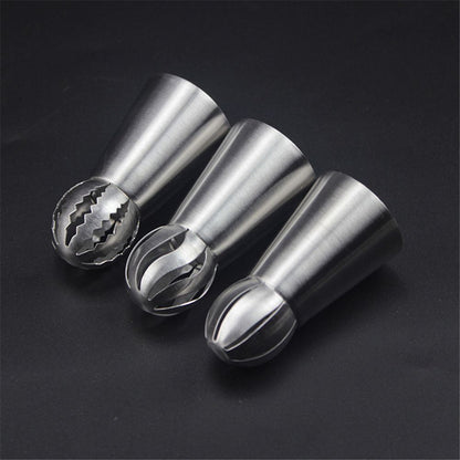 3pcs large liquor spouts stainless steel silver V1237-ZY-506-0567