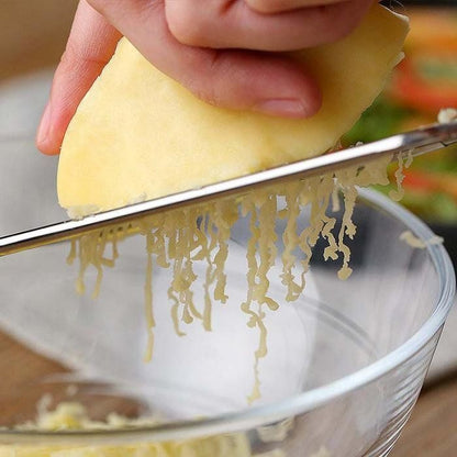 Stainless steel grater, silver V1237-ZY-506-0575