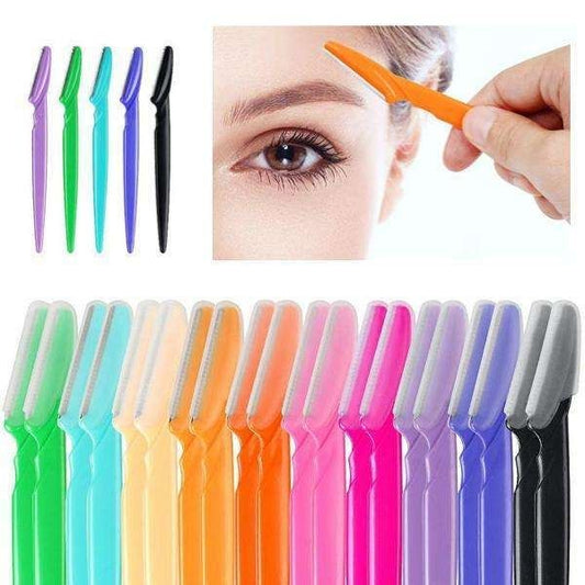 6-pack Eyebrow and Beard Trimmer Knife, MultiColor V1237-ZY-506-0577