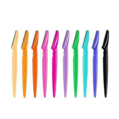 6-pack Eyebrow and Beard Trimmer Knife, MultiColor V1237-ZY-506-0577
