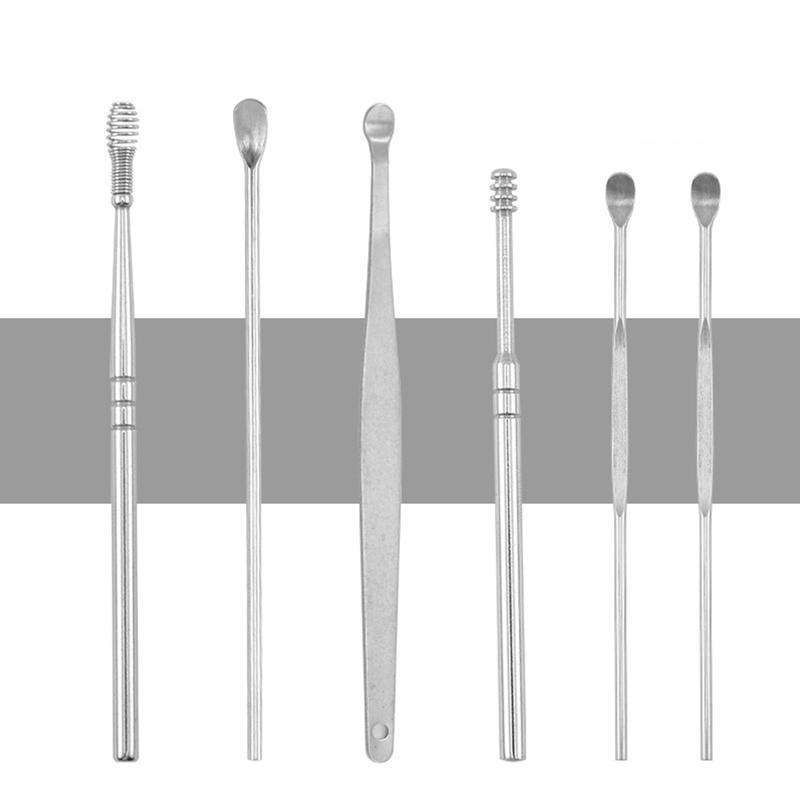 Earwax Removal Kit Stainless Steel Silver V1237-ZY-506-0578