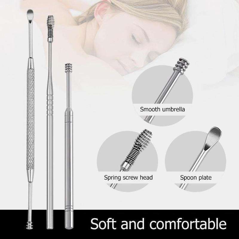 Earwax Removal Kit Stainless Steel Silver V1237-ZY-506-0578