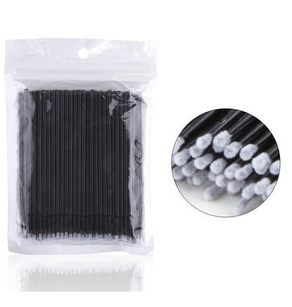 100pcs Micro Cotton Swabs, Blue V1237-ZY-506-0582