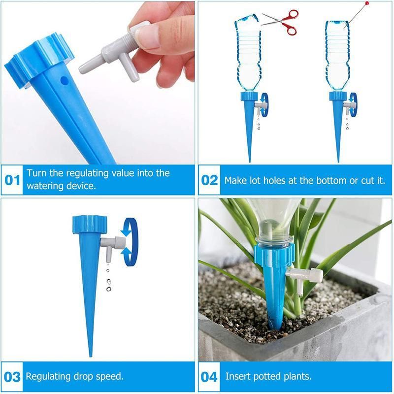 4-pack Automatic Irrigation System, MultiColor V1237-ZY-506-0583