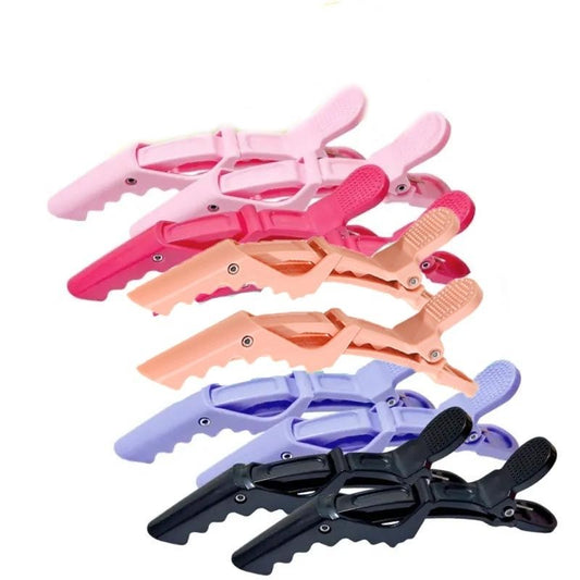 6pcs Hair Clips Crocodile Clip Hairdressing Clips, for Salon Styling V1237-ZY-506-0584