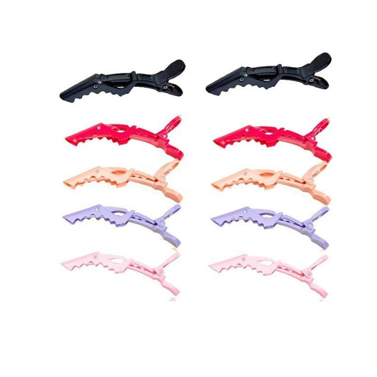 6pcs Hair Clips Crocodile Clip Hairdressing Clips, for Salon Styling V1237-ZY-506-0584