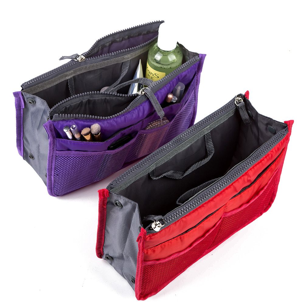 Toiletry bag set Purple, with bags in a bag design V1237-ZY-506-0592