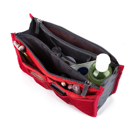 Toiletry bag set, Green, Bag in bag V1237-ZY-506-0593