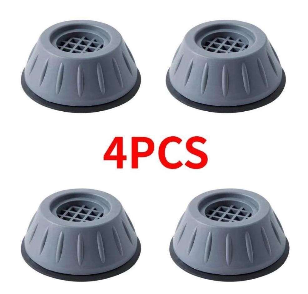 Washing Machine Vibration Dampers, Grey, 4-Pack, Compatible with Bosch Samsung LG V1237-ZY-506-0596