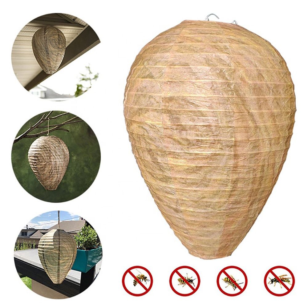 6pcs Non-Toxic Paper Wasp Traps, Wasp Nest Deterrent for Bees V1237-ZY-506-0618