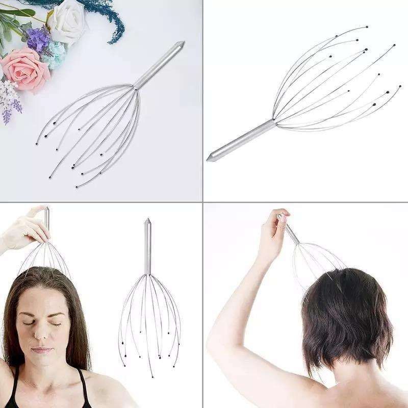 Silver Head Massager for Itchy Scalp, 1pc V1237-ZY-506-0619