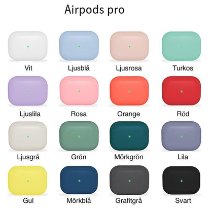 AirPods Pro Silicone Case Light Grey, Multiple Colors Protection V1237-ZY-506-0621