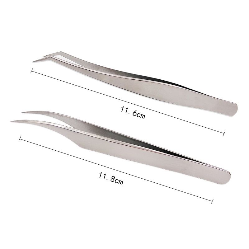 2-pack Eyelash Extension Tweezers V1237-ZY-506-0631