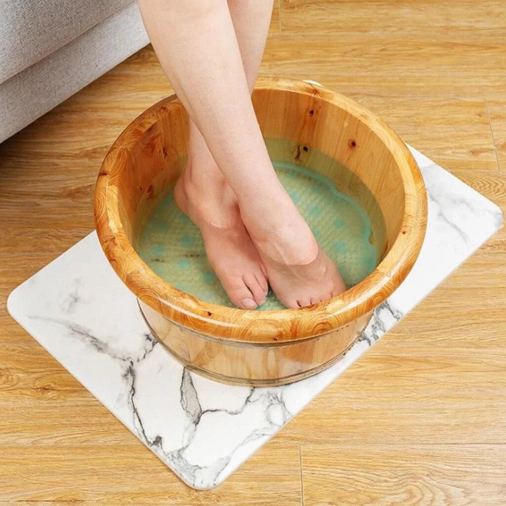 Pink Non-Slip Silicone Foot Massage Pad with Suction for Bathroom V1237-ZY-506-0640
