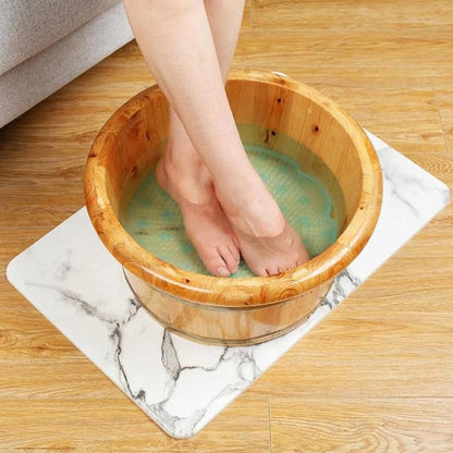 Pink Non-Slip Silicone Foot Massage Pad with Suction for Bathroom V1237-ZY-506-0640