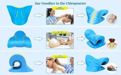 Neck stretcher pillow, Blue V1237-ZY-506-0647