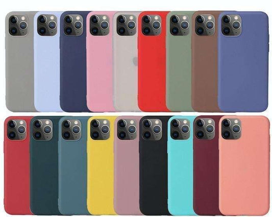iPhone 14 Case, Light Blue Matt TPU Shell V1237-ZY-506-0654