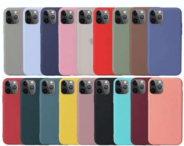 iPhone 14 Case Brown, Matt TPU Protective Shell V1237-ZY-506-0657