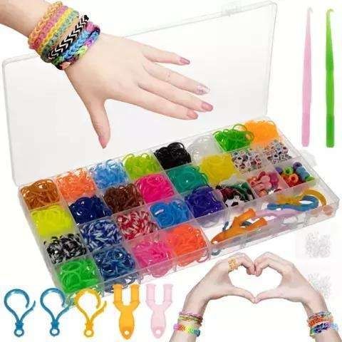 1500 rubber bands DIY loom bands kit, Multicolor V1237-ZY-506-0672