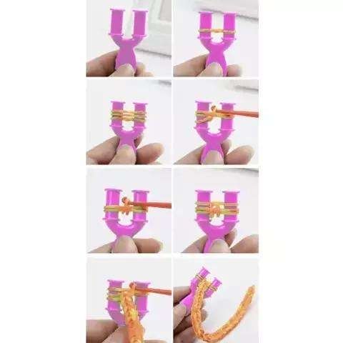 1500 rubber bands DIY loom bands kit, Multicolor V1237-ZY-506-0672
