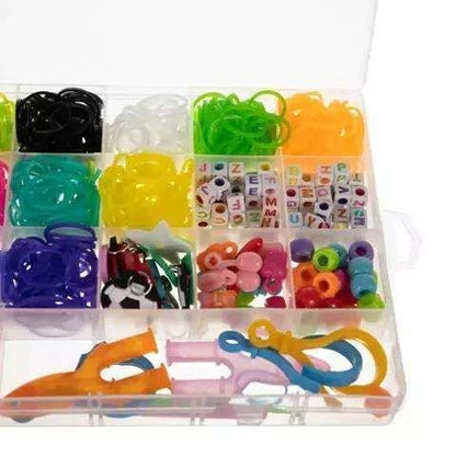 1500 rubber bands DIY loom bands kit, Multicolor V1237-ZY-506-0672