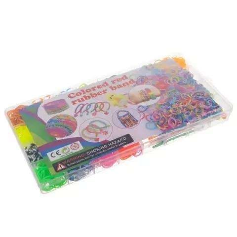 1500 rubber bands DIY loom bands kit, Multicolor V1237-ZY-506-0672